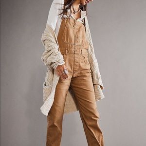 Free People Denim Ziggy Overalls
